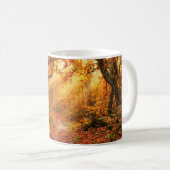 Herbstwald Kaffeetasse (VorderseiteRechts)