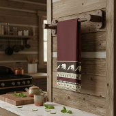 Herbstwald Küchentuch