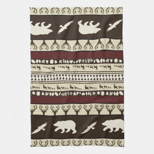 Herbstwald Küchentuch (Vertikal)