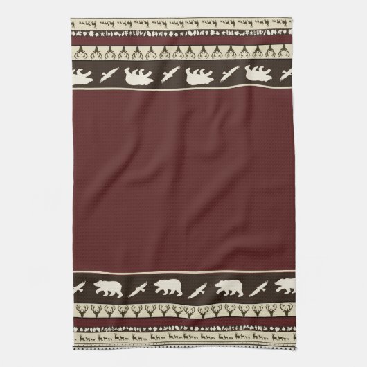 Herbstwald Küchentuch (Vertikal)