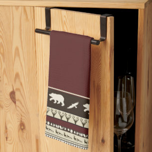 Herbstwald Küchentuch