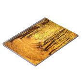 Herbstwald Landschaft Notizblock (Linke Seite)