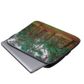 Herbstwald Laptopschutzhülle (Vorne Knopf)