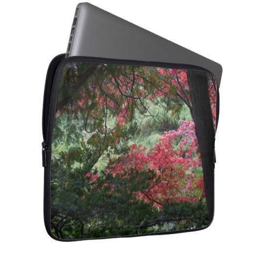 Herbstwald Laptopschutzhülle (Vorne Rechts)