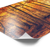 Herbstwald lässt Kunstwerke der Kunst Fotodruck (Ecke)