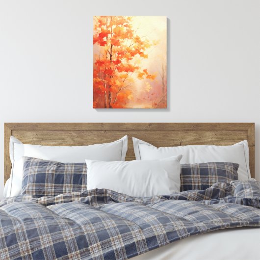 Herbstwald Leinwanddruck (Insitu (Schlafzimmer))