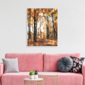 Herbstwald Leinwanddruck (Insitu (Wohnzimmer))