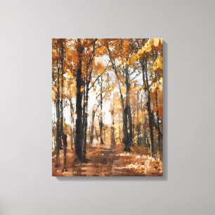 Herbstwald Leinwanddruck