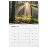 Herbstwald mit Sonnenstrahlen Kalender (Jan 2027)