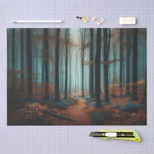 Herbstwald Moody Woods Decoupage Seidenpapier (Handwerk)