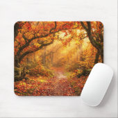 Herbstwald Mousepad (Mit Mouse)