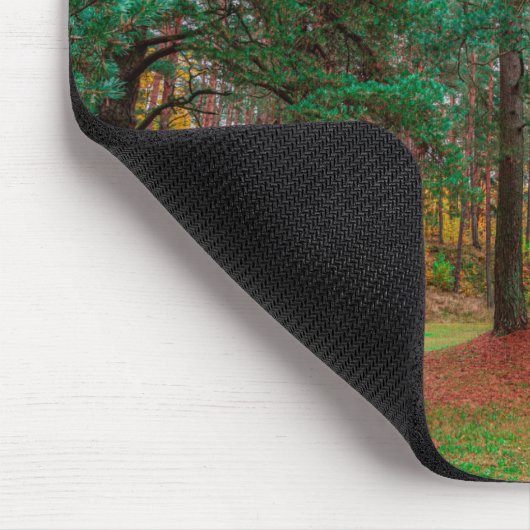 Herbstwald Mousepad (Ecke)