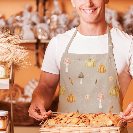 Herbstwald Nahtlose Muster Schürze