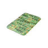 Herbstwald: Nahtlose natürliche Schönheit Badematte (Schrägansicht)