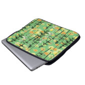 Herbstwald: Nahtlose natürliche Schönheit Laptopschutzhülle (Vorne Knopf)