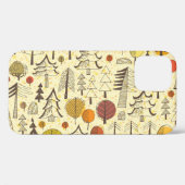 Herbstwald: Nahtloses grafisches Muster. Case-Mate iPhone Hülle (Rückseite (Horizontal))