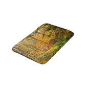 Herbstwald Naturbadmatte Badematte (Schrägansicht)