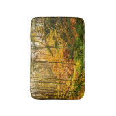 Herbstwald Naturbadmatte Badematte (Vorderseite Vertikal)