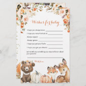 Herbstwald Oh Babydusche will Baby (Vorne/Hinten)