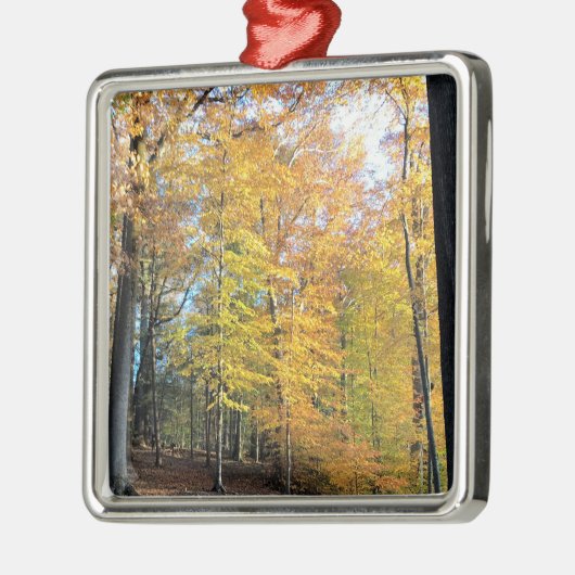 Herbstwald Ornament Aus Metall (Links)