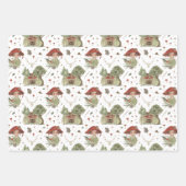 Herbstwald-Pilze | Dreierpackung Geschenkpapier Set (Vorderseite)