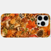 Herbstwald-Pilzmuster | Gemütliche Herbstblätter Case-Mate iPhone Hülle (Rückseite (Horizontal))