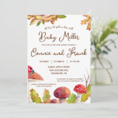 Herbstwald, Pilzsäulendusche, Liebe Einladung (Stehend Vorderseite)