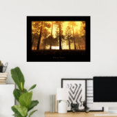 Herbstwald Poster (Heimbüro)