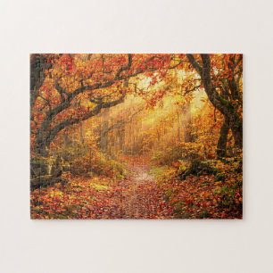 Herbstwald Puzzle
