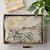 Herbstwald-Rehkitz-Muster Seidenpapier (Geschenk)