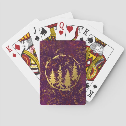 Herbstwald Spielkarten (Rückseite)