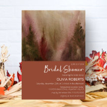 Herbstwald Terracota Brautparty