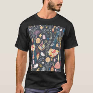 Herbstwald: Texturierte saisonale Schönheit. T-Shirt