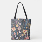 Herbstwald: Texturierte saisonale Schönheit. Tasche (Rückseite)