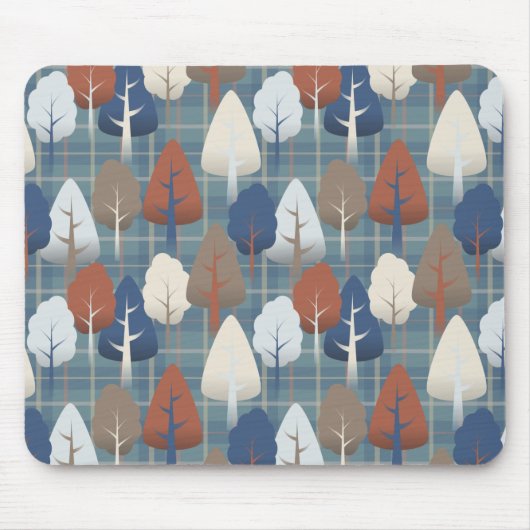 Herbstwald-Töpferei Mousepad (Vorne)