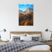 Herbstwald unterhalb der Berge Leinwanddruck (Insitu (Schlafzimmer))