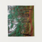 Herbstwald Wandteppich (Vorderseite)