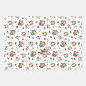 Herbstwald Wilderness Mushrooms | Dreierpack Geschenkpapier Set (Vorderseite 2)