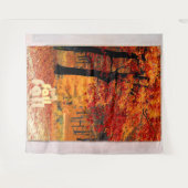 Herbstwaldansicht Wandteppich (Vorderseite (Horizontal))