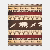 Herbstwälder Fleecedecke (Vorderseite)