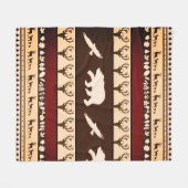 Herbstwälder Fleecedecke (Vorderseite (Horizontal))