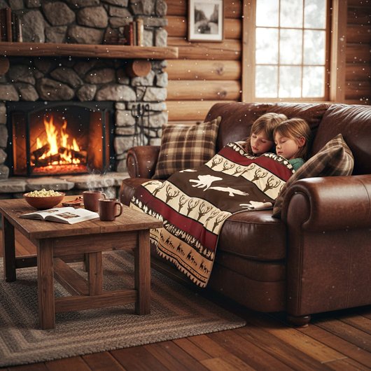 Herbstwälder Fleecedecke