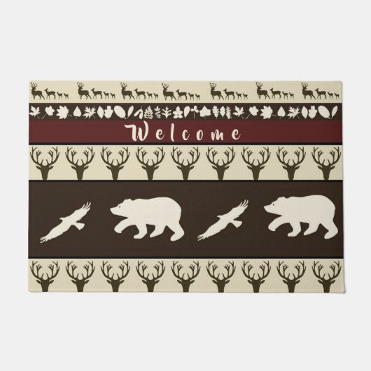 Herbstwälder Fußmatte (Vorderseite)