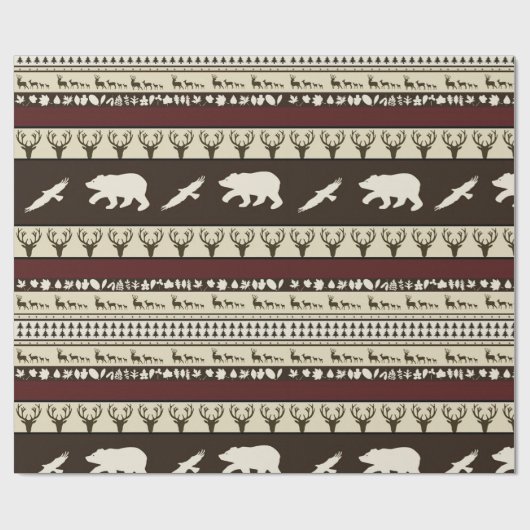 Herbstwälder Geschenkpapier (Flach)