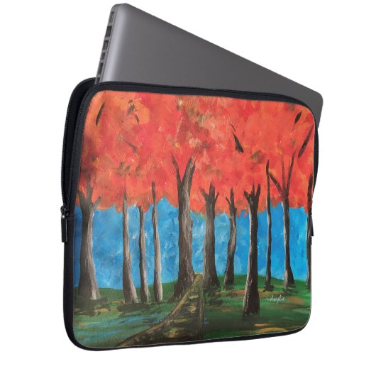 Herbstwälder Laptopschutzhülle (Vorne Rechts)