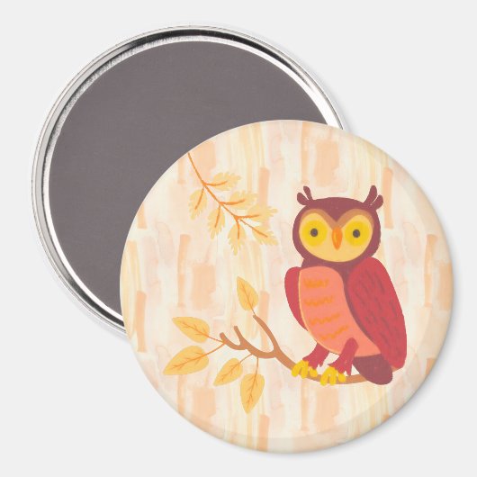 Herbstwälder Magnet (Vorderseite/Rückseite)