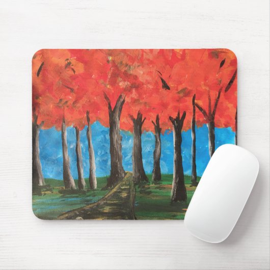 Herbstwälder Mousepad (Mit Mouse)