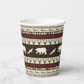 Herbstwälder Pappbecher (Rückseite)