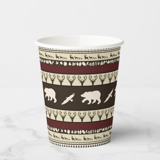 Herbstwälder Pappbecher (Links)