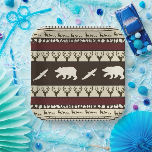 Herbstwälder Pappteller (Party)